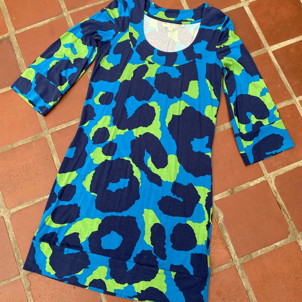 Boden Leopard print dress